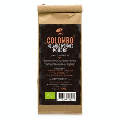 Mélange Colombo bio 100g