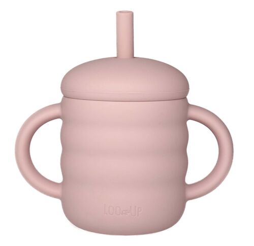 BICCHIERE PER BAMBINI 2IN1- Rosa Chiaro - 160ml