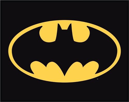 Plaque metal Batman - Logo