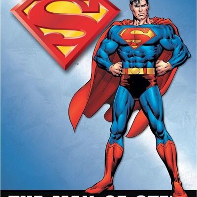 Metal plate Superman - The Man of Stel