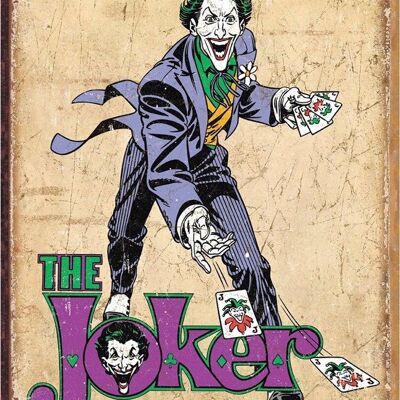 Targa in metallo Il Joker