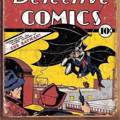 Plaque metal Batman Detective Comics No 27
