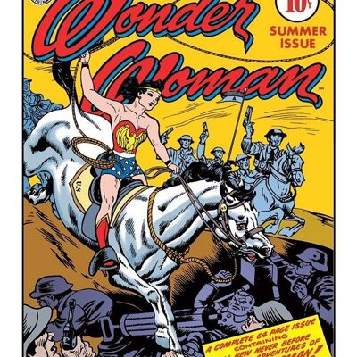 Plaque metal Wonder Woman couverture No 1