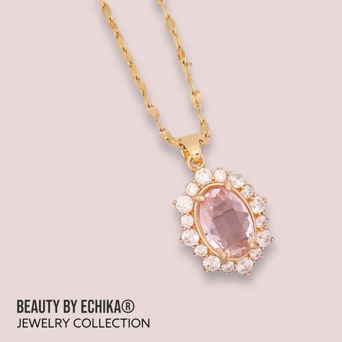 Cute Pink Pendant Necklace | No. 1