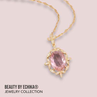 Cute Pink Pendant Necklace | No. 12