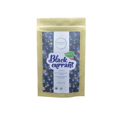 Ribes nero in polvere BIOLOGICO 100g