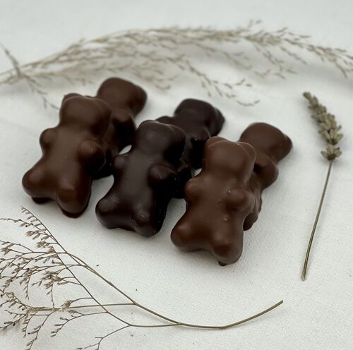 Nounourse en guimauve chocolat noir