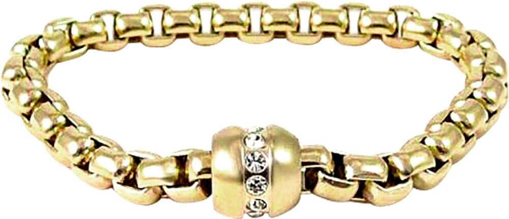 Bracelet avec fermoir magnétique or