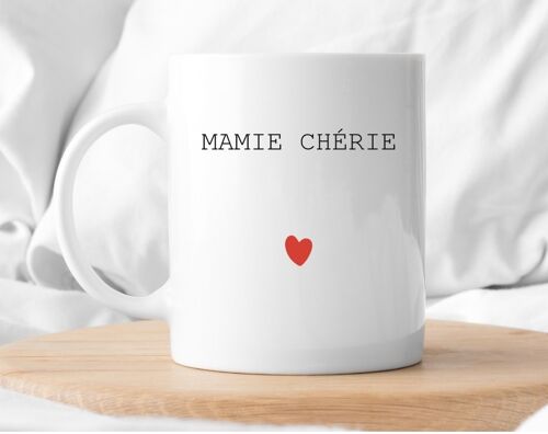 Mug Mamie chérie ou Mémé d'amour