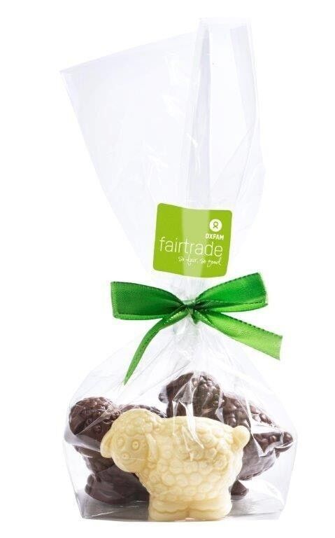 Moutons en chocolat au lait et blanc 3 x 25 g