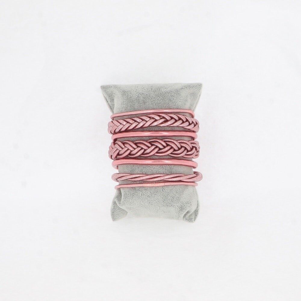 Kit di 7 aste buddiste - oro rosa