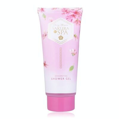 Lait corporel SAKURA SPA en tube, 200ml, parfum : Fleur de Cerisier