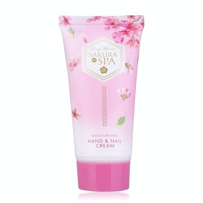 Crème Mains & Ongles SAKURA SPA en tube, 60ml, parfum : Fleur de Cerisier