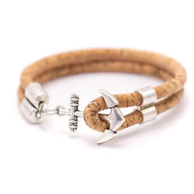 Anchor cork bracelet - Natural
