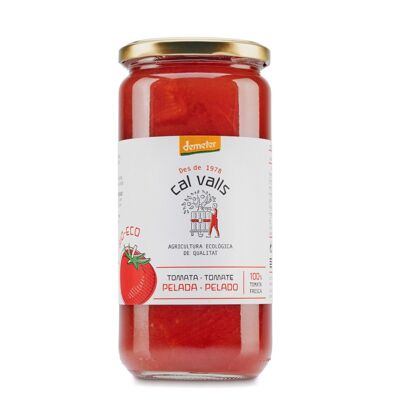Demeter Tomate Pelée Entière 660g