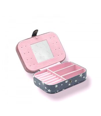 Boîte à bijoux compacte pour femme Sweet Candy Doll Design. Cadeau de la Saint-Valentin 4