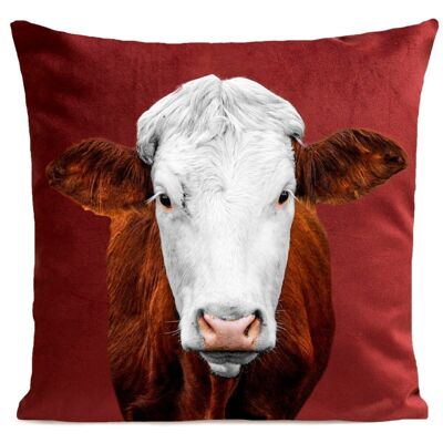 Country cushion - Mrs Cow