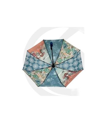 Parapluie court pour femme avec motif Sweet Candy Doll. Promo printemps-été 4