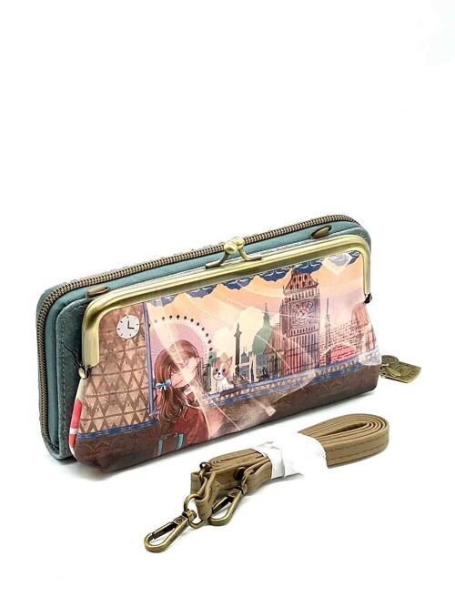 Cartera Muñeca Sweet Candy con Click y Cremallera. Promo Primavera-Verano Mujer