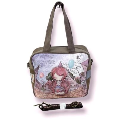 Bolso Muñeca Sweet Candy de Piel Sintética con Cremallera. Promo Primavera Verano