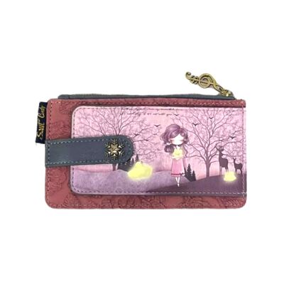 Cartera-Tarjetero Muñeca Sweet Candy con Solapa Magnética y Espacio para Fotos