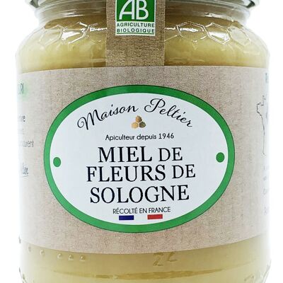 Miel de fleurs de Sologne BIO 500g