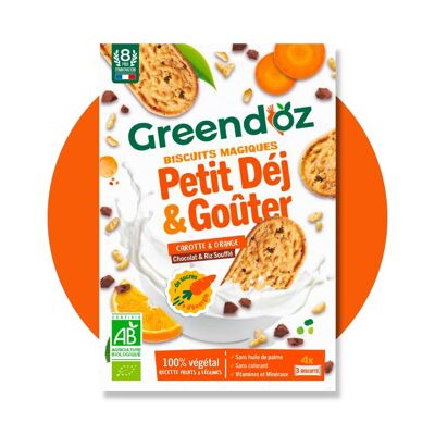 Biscuits Petit Déj & Goûter – Carotte & Orange