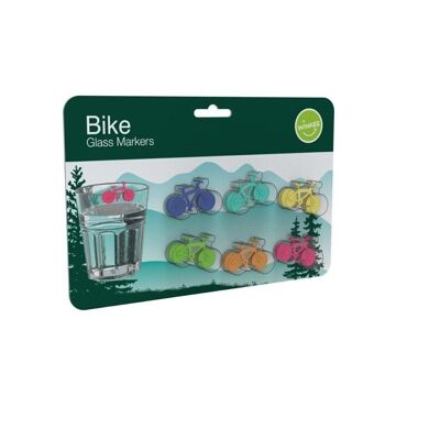 Bicycle glass marker | multicolored