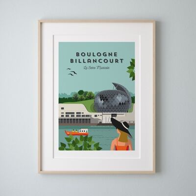 Plakat BOULOGNE BILLANCOURT / Die musikalische Seine