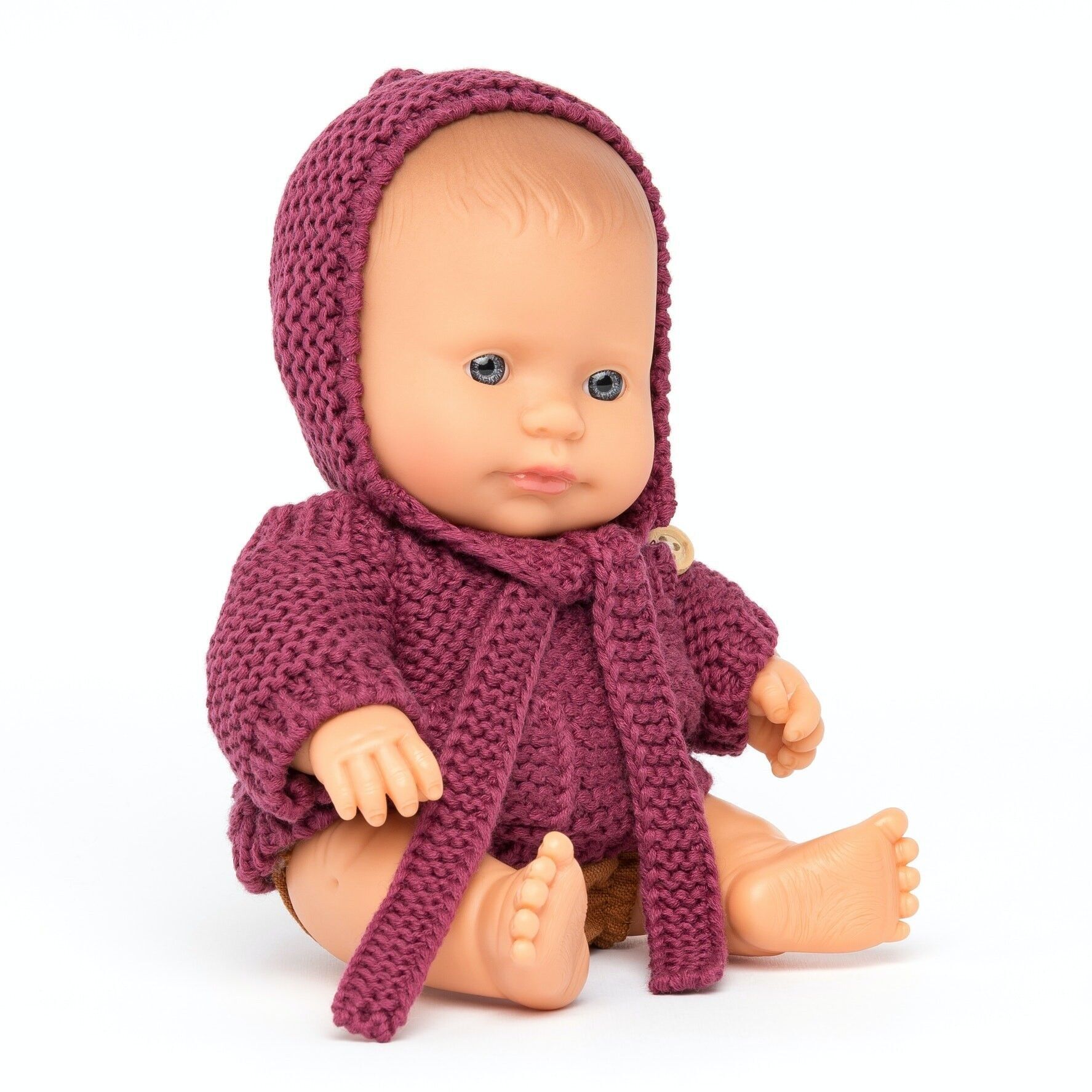 Miniland Dolls: EUROPEAN BABY BOY PUPPE GEKLEIDET 21 cm, Vanilleduft, wasserfest, aus Harz. Hergestellt in Spanien, 10m+