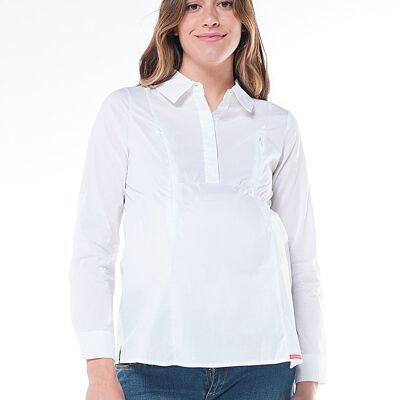 Camisa Básica Formal De Lactancia