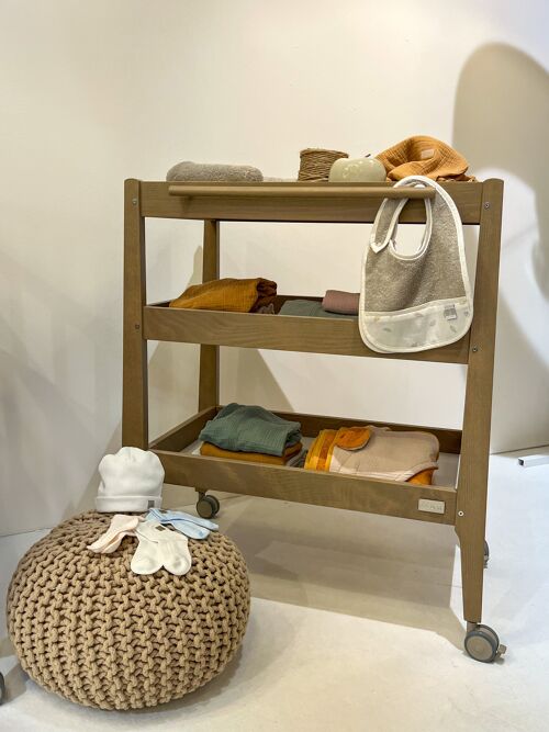 Changing table with handle and sponge pillow - ARGILLA