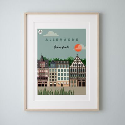 Póster ALEMANIA / Frankfurt