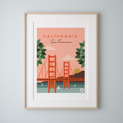Affiche CALIFORNIE / San Francisco