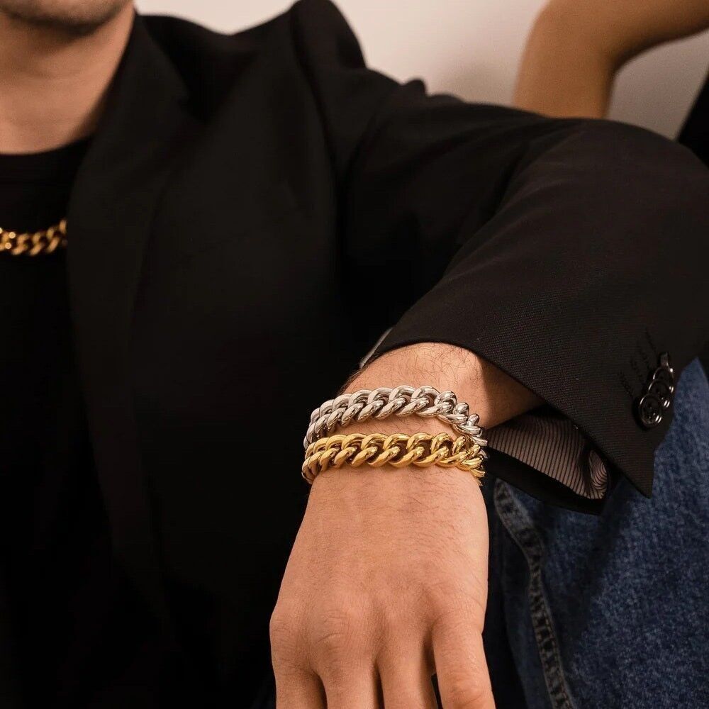 Bracelet Cooper - maille épaisse