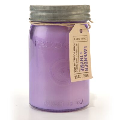 Paddywax scented candle Relish - Large - Lavender & Thyme