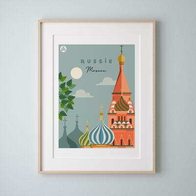 RUSSLAND / Moskau Plakat