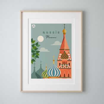 Affiche RUSSIE / Moscou