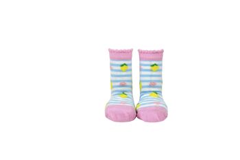 MAMAN ET MOI - 2 paires de chaussettes Citron | Coffret cadeau | Cucamelon| Royaume-Uni 4-8, 2-4 ANS 3