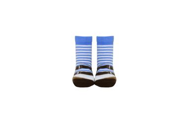 PAPA ET MOI- 2 paires de chaussettes sandales | Coffret cadeau | Cucamelon| Royaume-Uni 6-11, 2-4 ANS 4