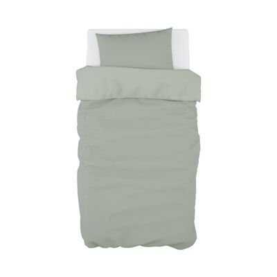 Duvet cover for bed with pillowcase - VINTAGE GREEN