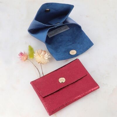 Bali clutch - double compartment and magnetic button