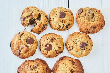 Préparation pour gâteaux bio : Cookies Chocolat & Noix - Pour 12 gros cookies - 510g 2