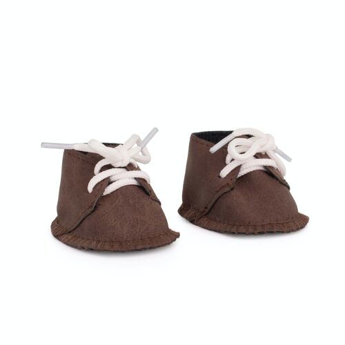 Miniland Poupées: CHAUSSURES pour garçon/fille 32cm, brun, 3+