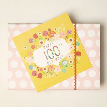FLN100 Carte florale du 100e anniversaire 4