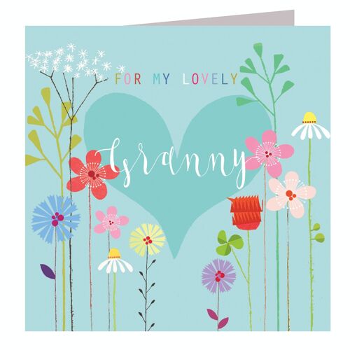 FLG02 Lovely Granny Greetings Card