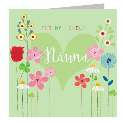 FLG05 Lovely Nanna Greetings Card