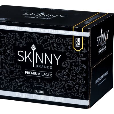 Skinny Lager 24x330ml Bottle