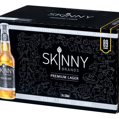 Skinny Lager 24x330ml Bottle