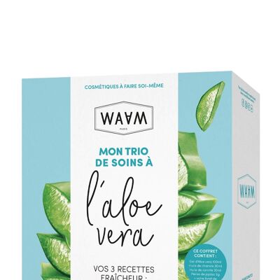 WAAM Cosmetics – Coffret mon trio de soins à l'Aloe Vera